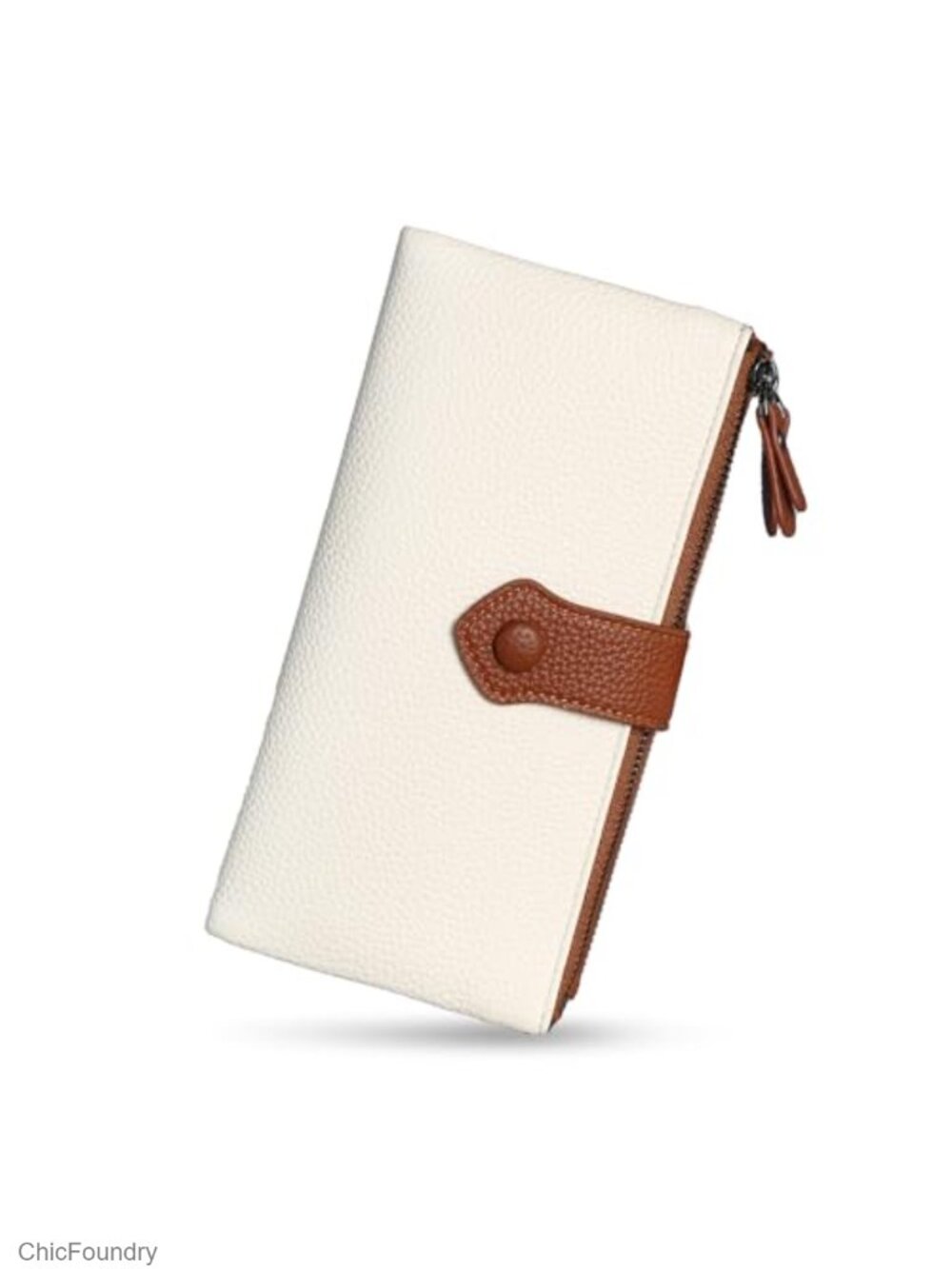 Women PU Leather Large Capacity RFID Blocking Bifold Wallet with Coin Pocket
